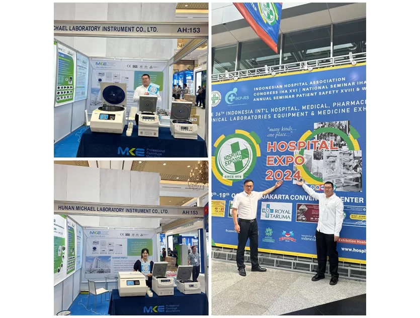 MKE LAB at Indonesia Hospital Expo 2024: Showcasing Advanced Centrifuge Solutions