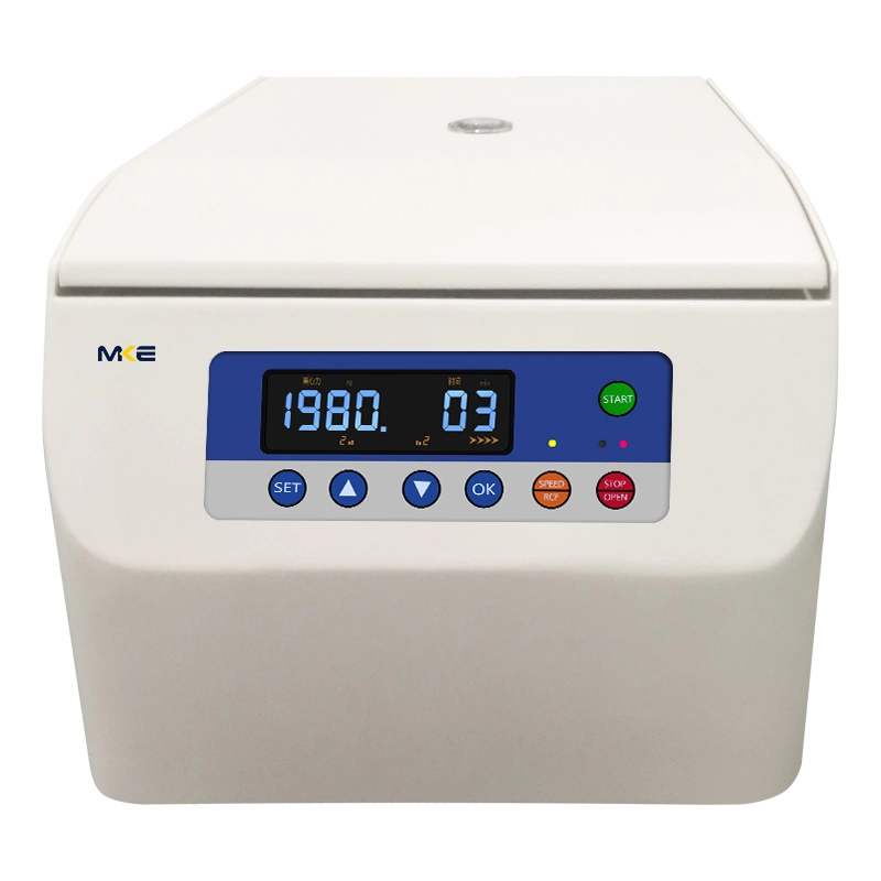 Benchtop Plate Centrifuge Low Speed 6000 rpm with Acceleration/Deceleration Curves
